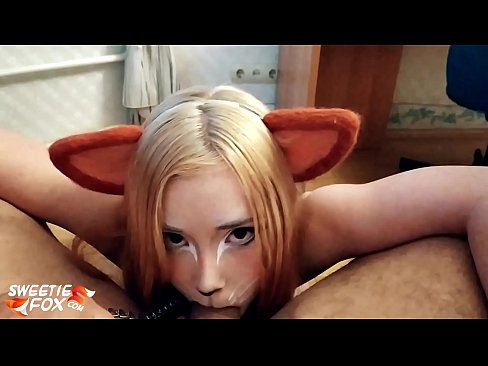 ❤️ Kitsune swallow dick and cum in her mouth ❤❌ Homemade porn at us